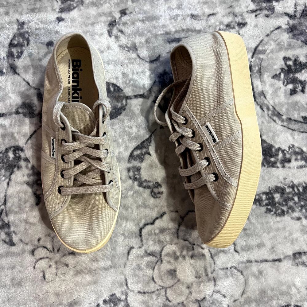 Biankina St. Tropez Canvas Sneaker Womens Size 8